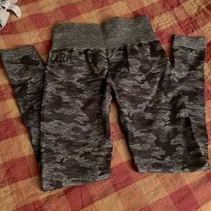 Gymshark small black camo legging
